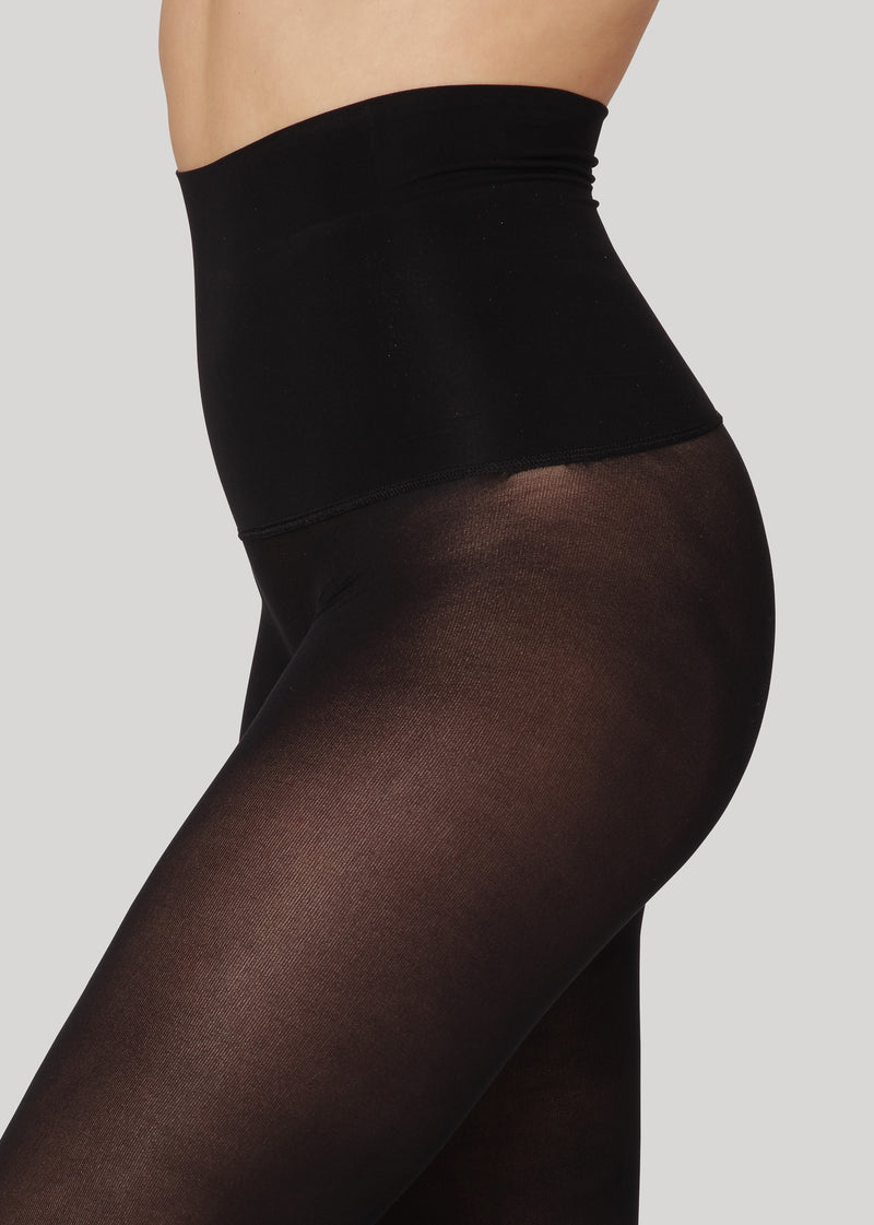 The Erika 50 High Waist denier are premium tights without seams and with an extra high waistband.