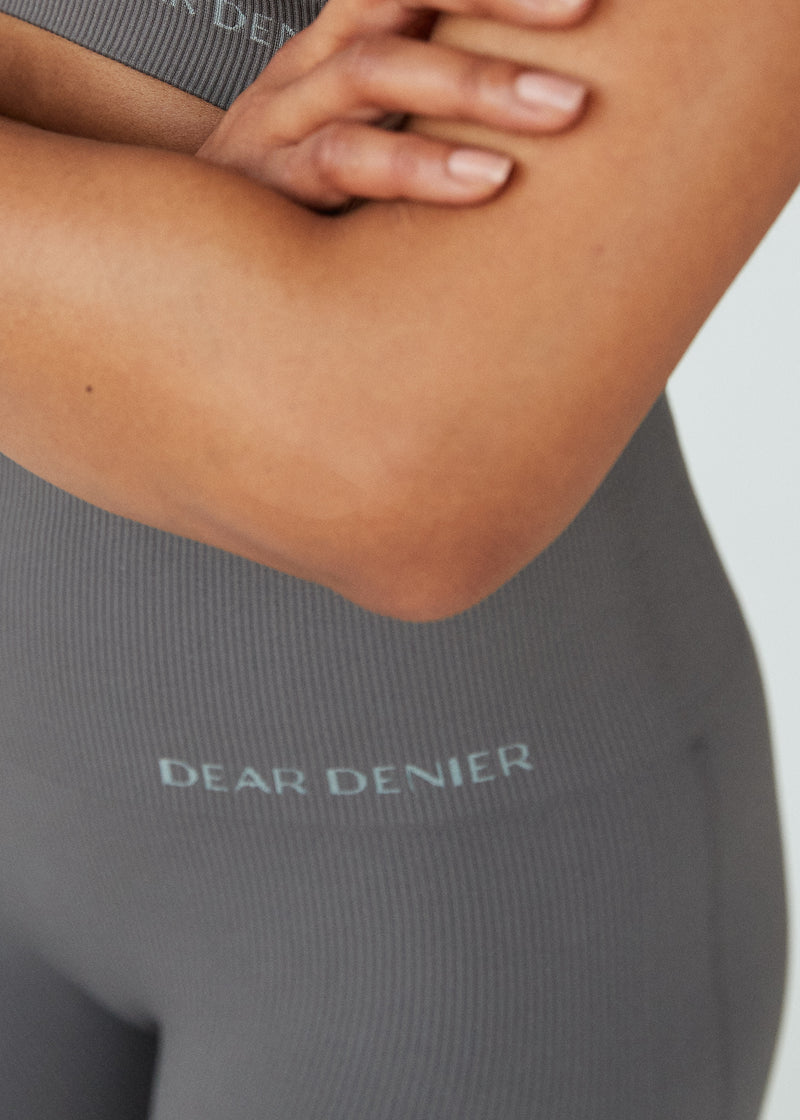 The Lena Seamless Rib Leggings are seamless premium work-out leggings, made with recycled materials.