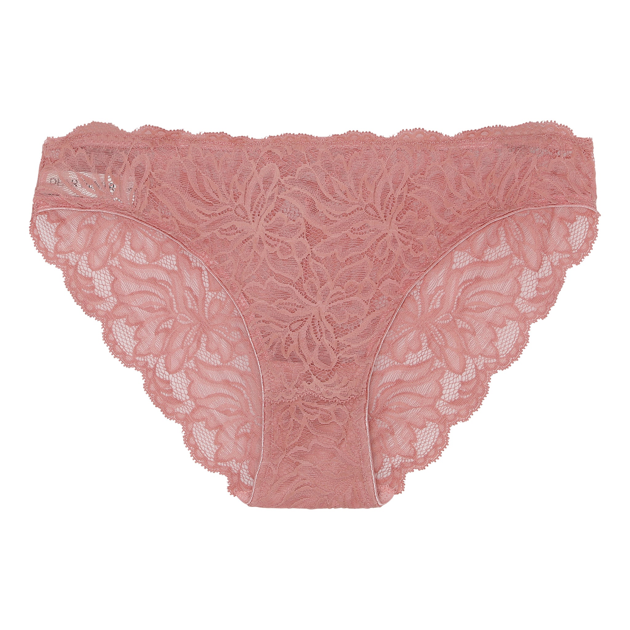 The Magnolia Brief is cut from soft Italian stretch lace with delicate florals. It has a low-rise fit and is finished with very soft and shiny edge elastics. 