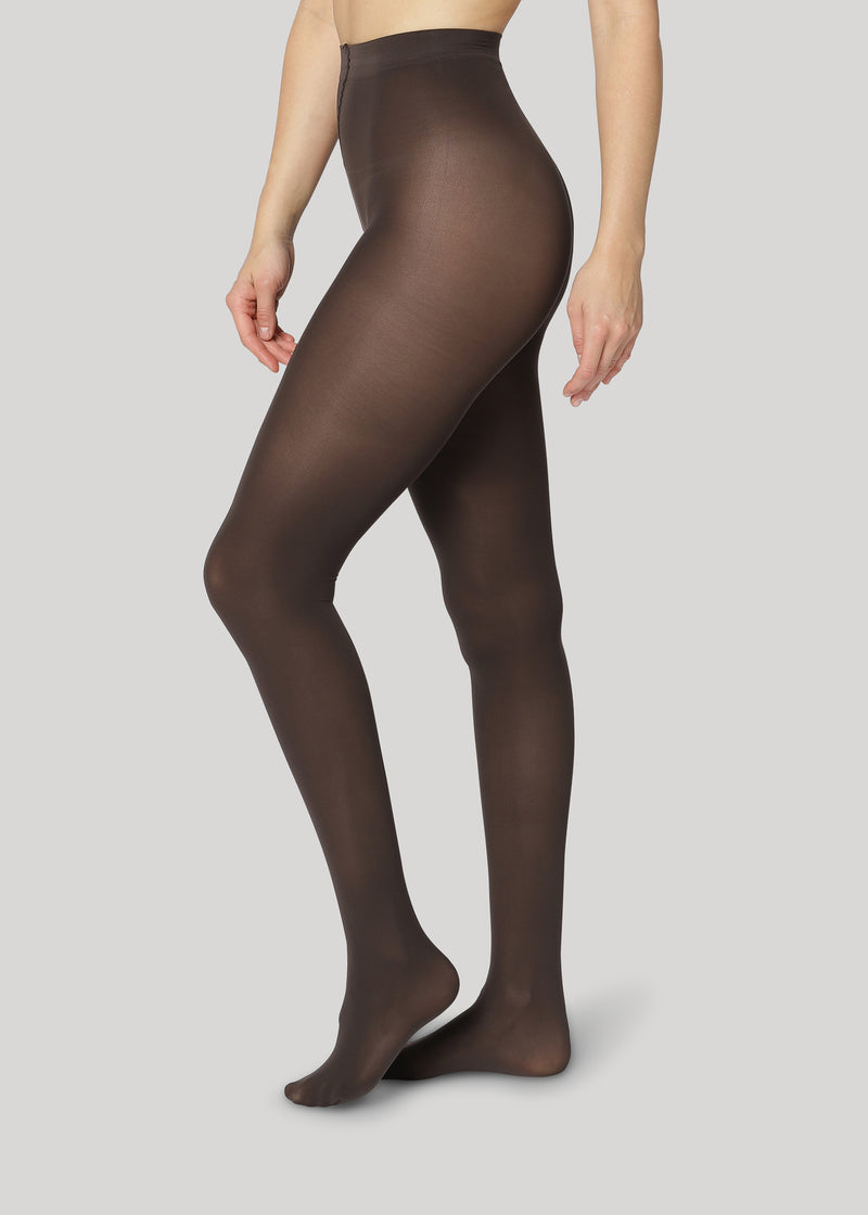 REBECCA 50 DENIER - Coffee brown