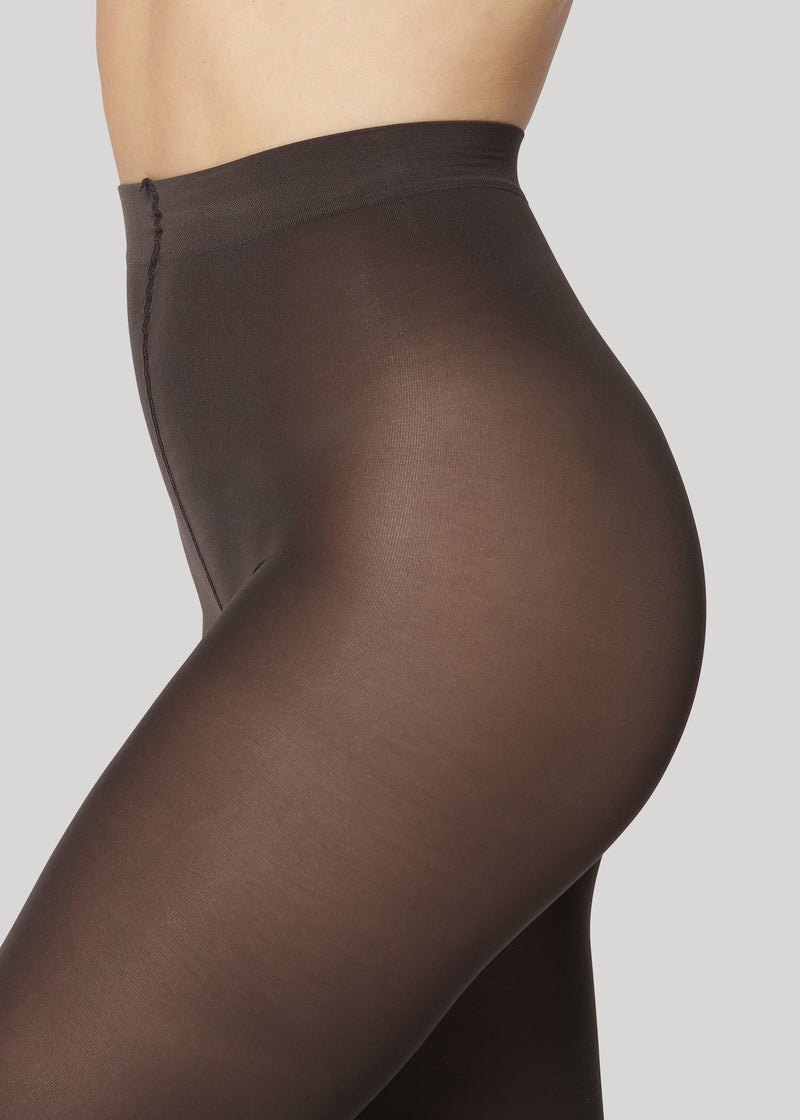 REBECCA 50 DENIER - Coffee brown