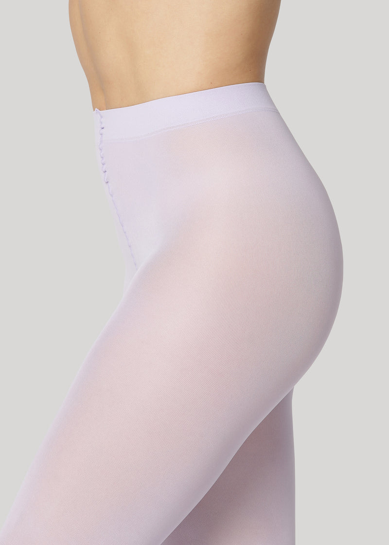 The Rebecca 50 denier is the classical medium coverage tights made using only recycled materials and 3D knitting technology for durability and longevity.